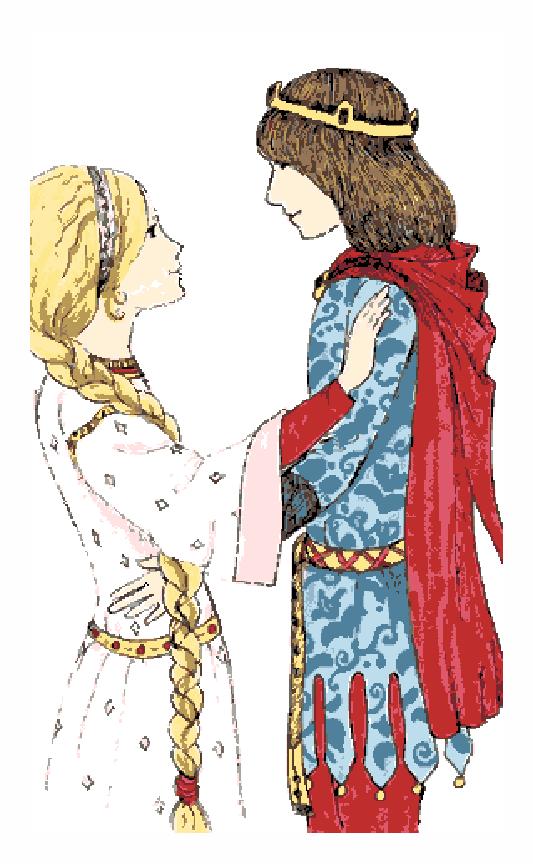 Гоблен - Принцът и принцесата