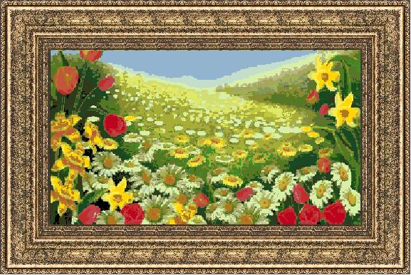 Гоблен - Поле с цветя