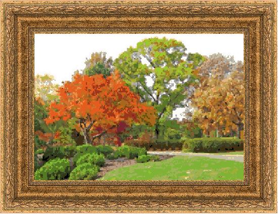 Гоблен - Есенни дървета