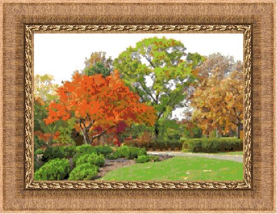 Гоблен - Есенни дървета