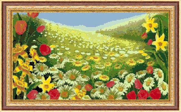 Гоблен - Поле с цветя